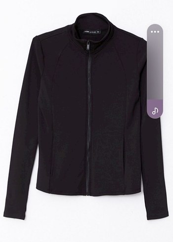 Lcw Siyah Fermuarlı hırka - Görsel 4