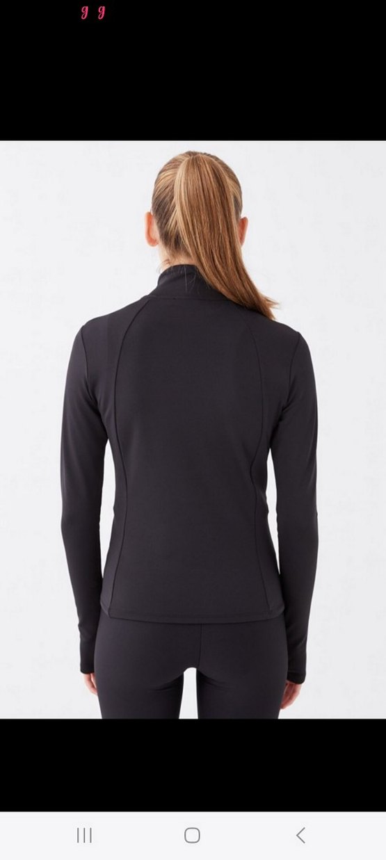 Lcw Siyah Fermuarlı hırka - Görsel 3