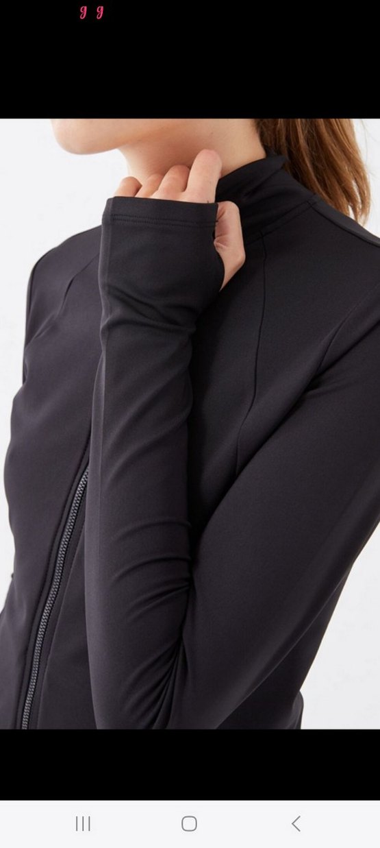 Lcw Siyah Fermuarlı hırka - Görsel 2