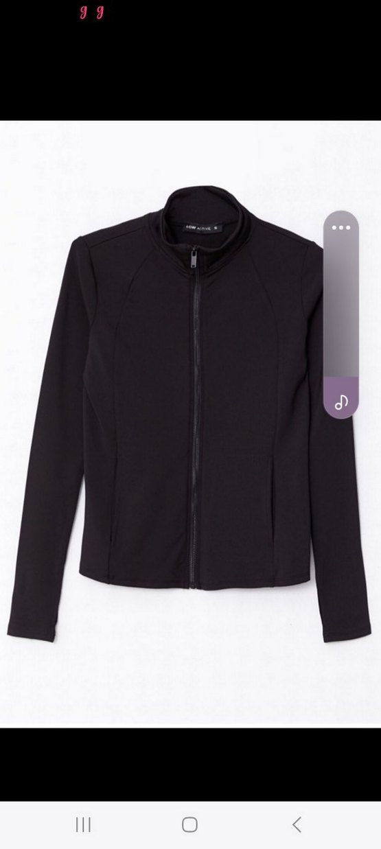 Lcw Siyah Fermuarlı hırka - Görsel 4