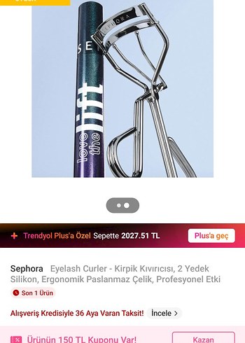 Sephora Kirpik Kıvırıcı - Görsel 2