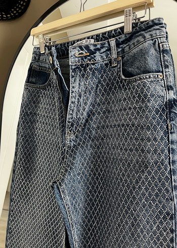 Yıkama Detay Taşlı Premium Jean - Görsel 4