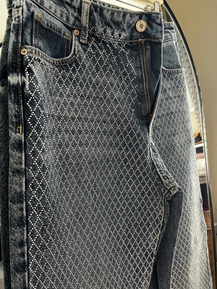 Yıkama Detay Taşlı Premium Jean - Görsel 3