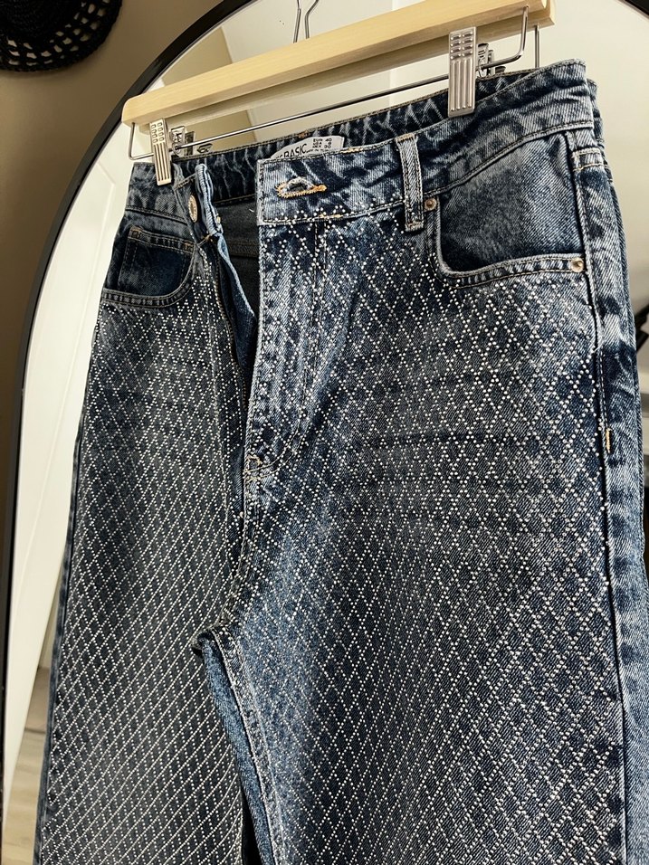 Yıkama Detay Taşlı Premium Jean - Görsel 4