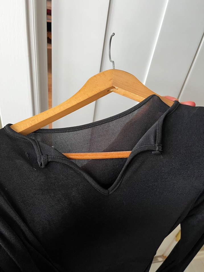 TrendyolmillaxZeynep Tosun Siyah Elbise - Görsel 5