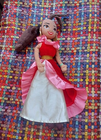 Beden Disney Prenses Elena Soft Kumaşlı Bebek