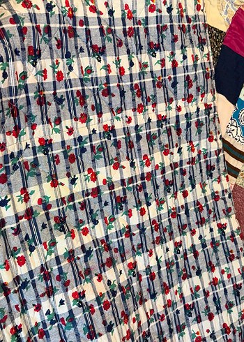 Vintage Sıfır Kırkyama El Yapımı Yatak Örtüsü - Görsel 4