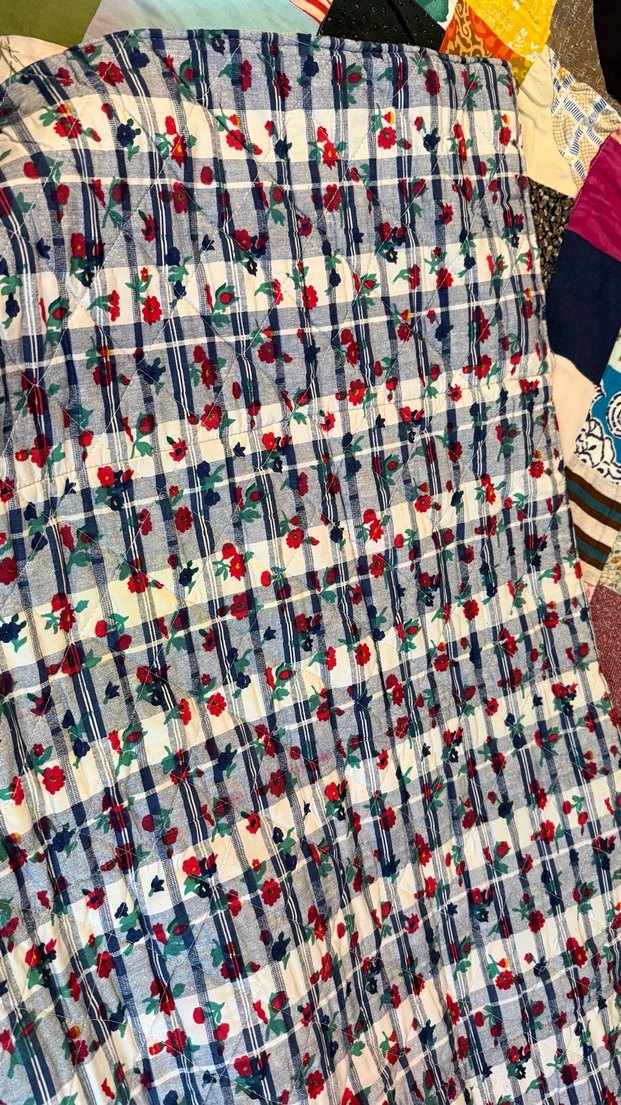 Vintage Sıfır Kırkyama El Yapımı Yatak Örtüsü - Görsel 4