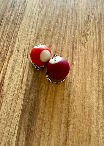Vintage Bakalit Bilardo Topu Anahtarlık - Görsel 2