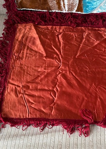 Vintage İpek Kadife Sandalye Örtüsü - Görsel 4