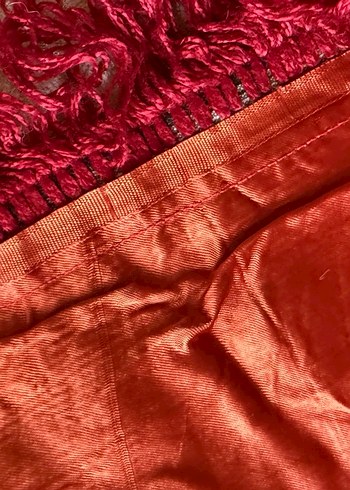 Vintage İpek Kadife Sandalye Örtüsü - Görsel 5