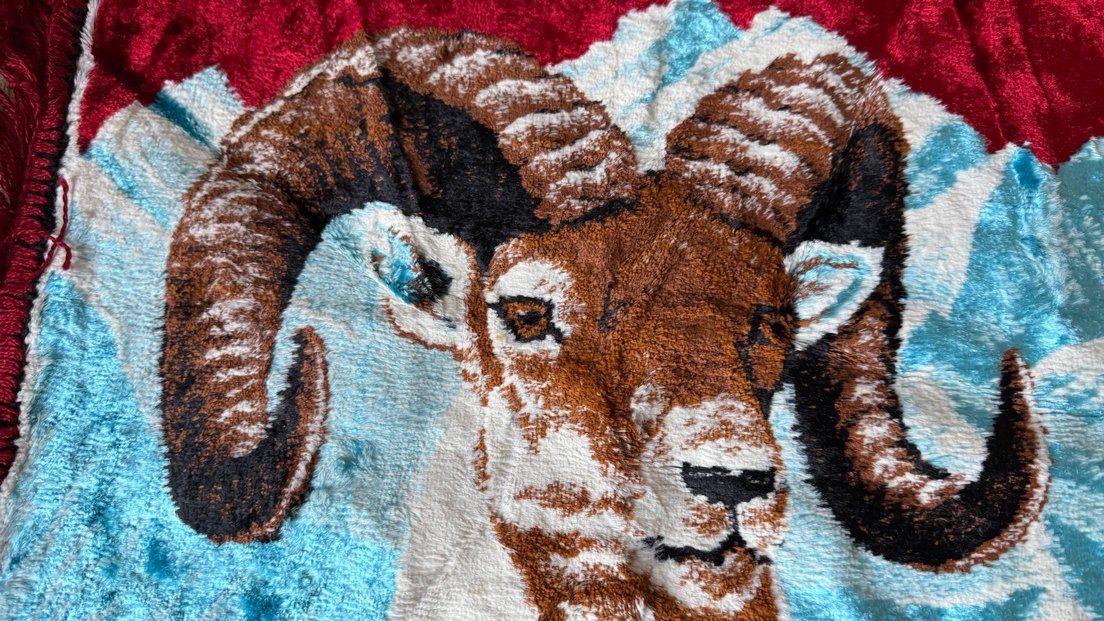 Vintage İpek Kadife Sandalye Örtüsü - Görsel 3