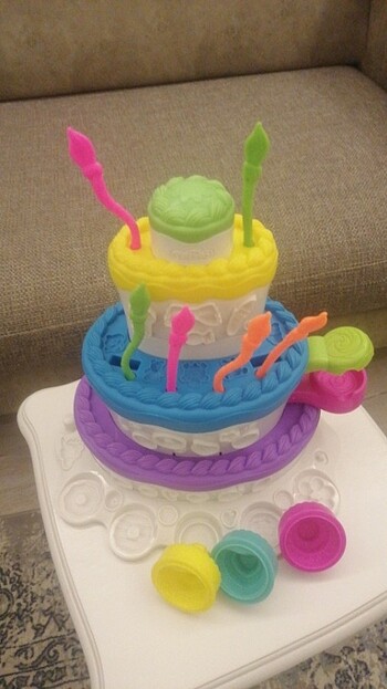  Beden Play-Doh oyun hamuru pasta seti