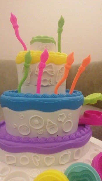  Beden Renk Play-Doh oyun hamuru pasta seti
