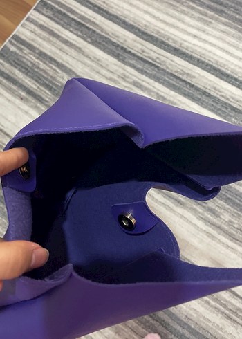 Mor Minimalist Kadın Çanta - Görsel 2