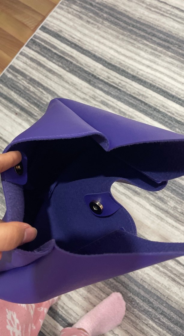 Mor Minimalist Kadın Çanta - Görsel 2