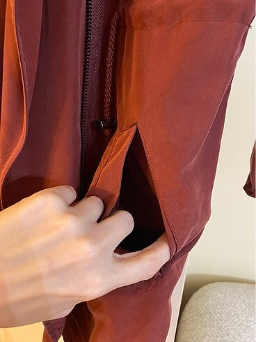 s Beden bordo Renk H&M trençkot