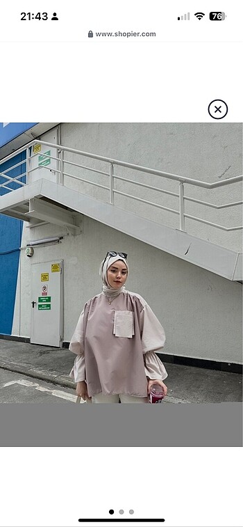 Oversize gömlek tunik