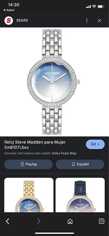 Steve Madden Yurt dışından geldi orjinal ürün