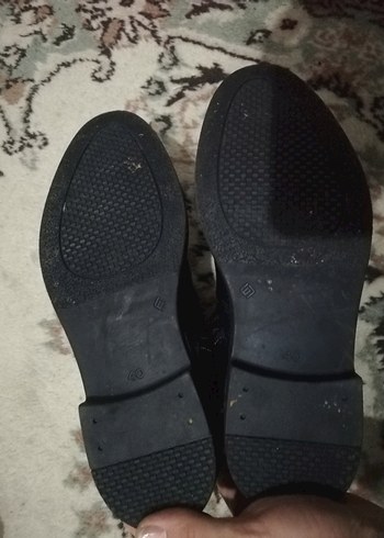 Siyah Deri Erkek Bot - Kemerli, Yılan Desenli - Görsel 3