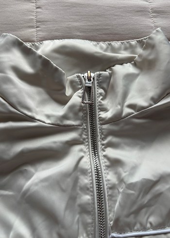 Gri Fermuarlı Kadın Ceket - Görsel 2