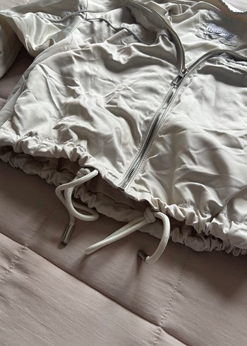 Gri Fermuarlı Kadın Ceket - Görsel 3