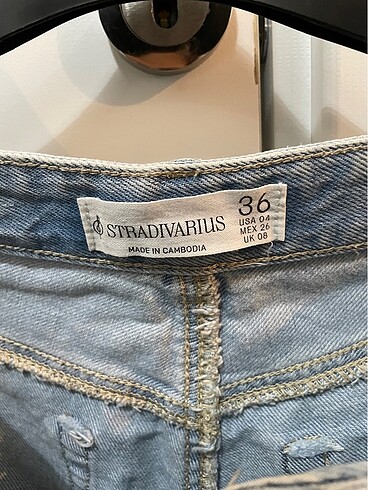 Stradivarius Stradivarius uzun denim şort