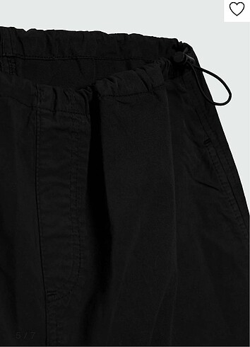 s Beden siyah Renk Stradivarius Kadın Siyah Paraşut Pantolon