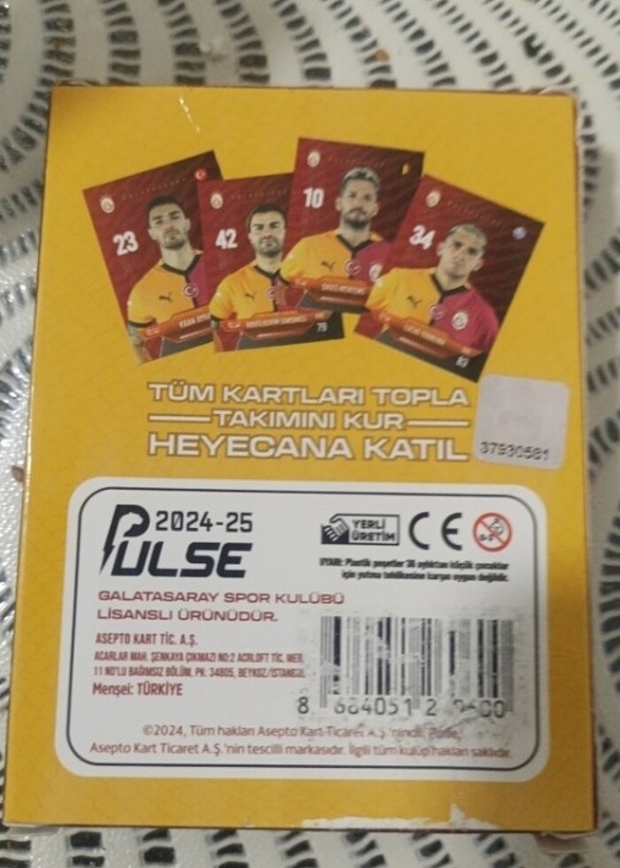 Galatasaray kart oyun kart 11 - Görsel 2