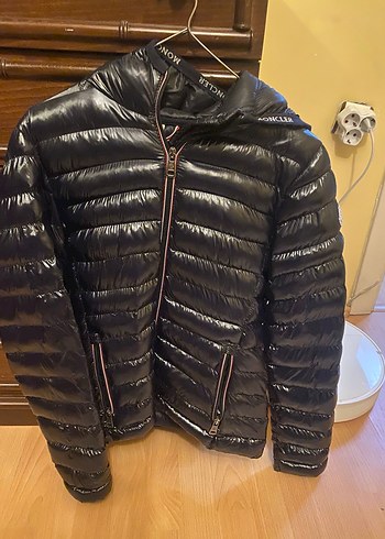 Moncler Parlak Koyu Lacivert Kadın Mont - Görsel 2