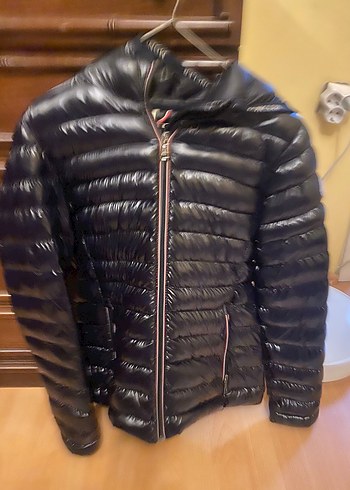 Moncler Parlak Koyu Lacivert Kadın Mont - Görsel 3