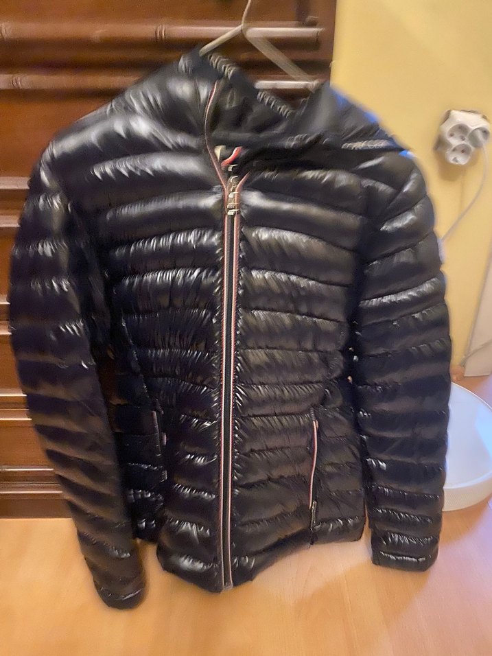 Moncler Parlak Koyu Lacivert Kadın Mont - Görsel 3