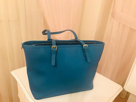 Pierre Cardin turkuaz çanta