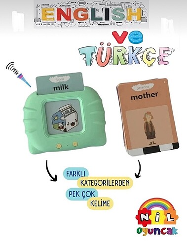 İngilizce sesli eğitim seti