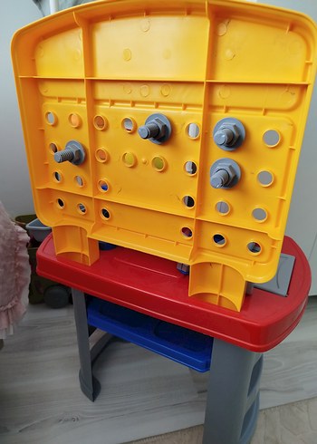  Beden Renk Renkli Çocuk Tamir Seti ve Çalışma Masası