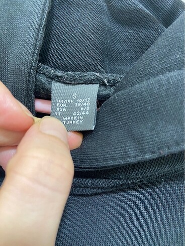 s Beden Kapüşonlu crop sweatshirt