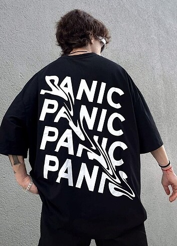 Panic design premium oversize t-shirt