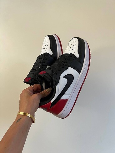 37 Beden Nike Air Jordan 1 Low Black Toe