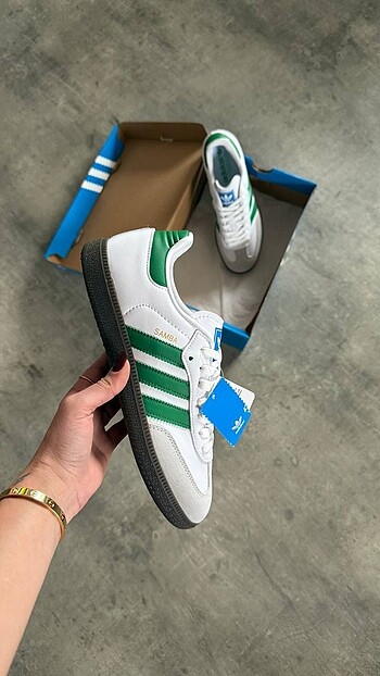 Adidas Samba White Green