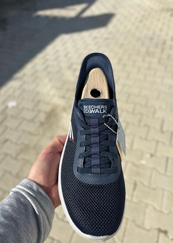 Skechers Slip-IN Erkek Lacivert Elastik Spor Ayakkabı - Görsel 3