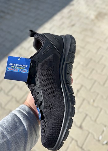 Siyah Track Erkek Spor Ayakkabı Velcro Bantlı - Görsel 3