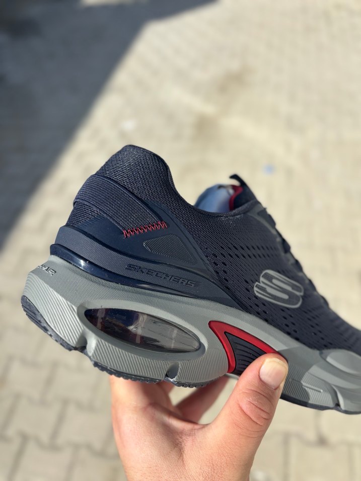 Erkek Air Ventura Lacivert Skechers Spor Ayakkabı - Görsel 4