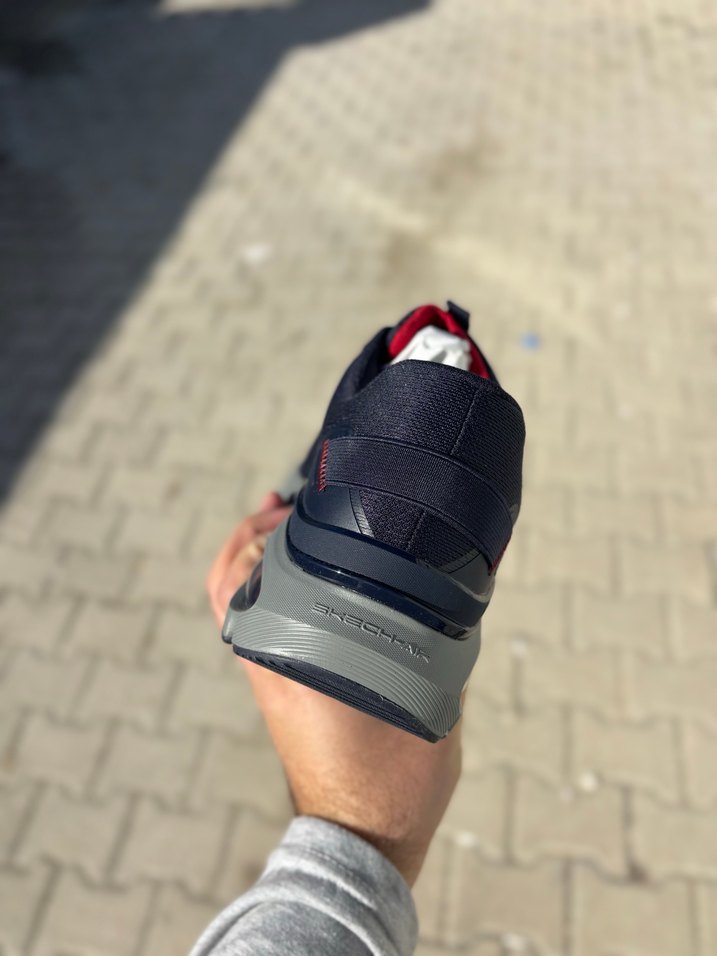 Erkek Air Ventura Lacivert Skechers Spor Ayakkabı - Görsel 3