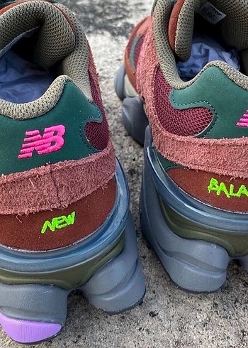 New Balance 9060 Oak Burgundy - Görsel 2