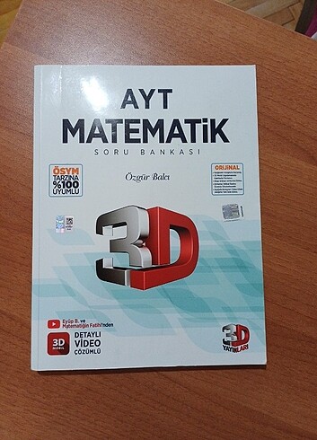 AYT 3D MATEMATİK SORU BANKASI