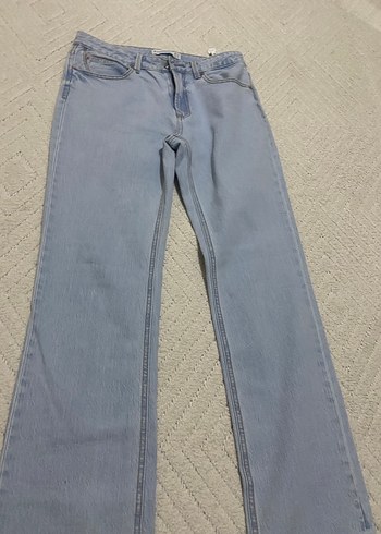 Kadın Mavi Denim Regular Fit Jean - Görsel 2