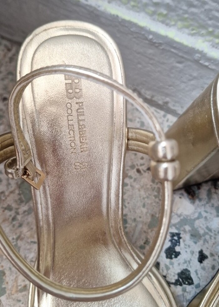 Platform topuklu sandalet - Görsel 2