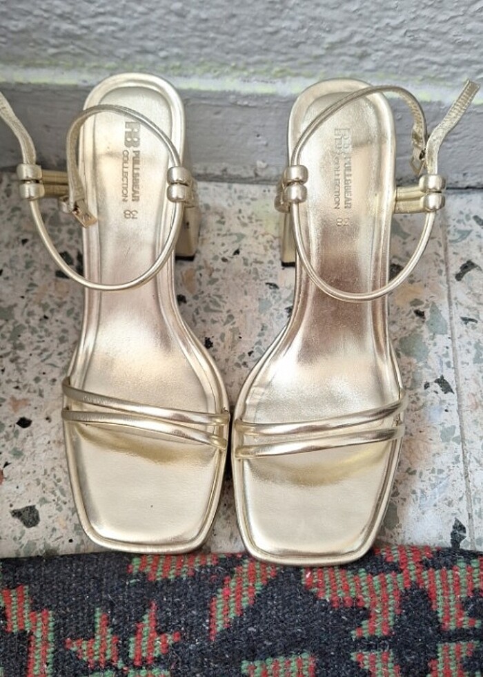 Platform topuklu sandalet - Görsel 3