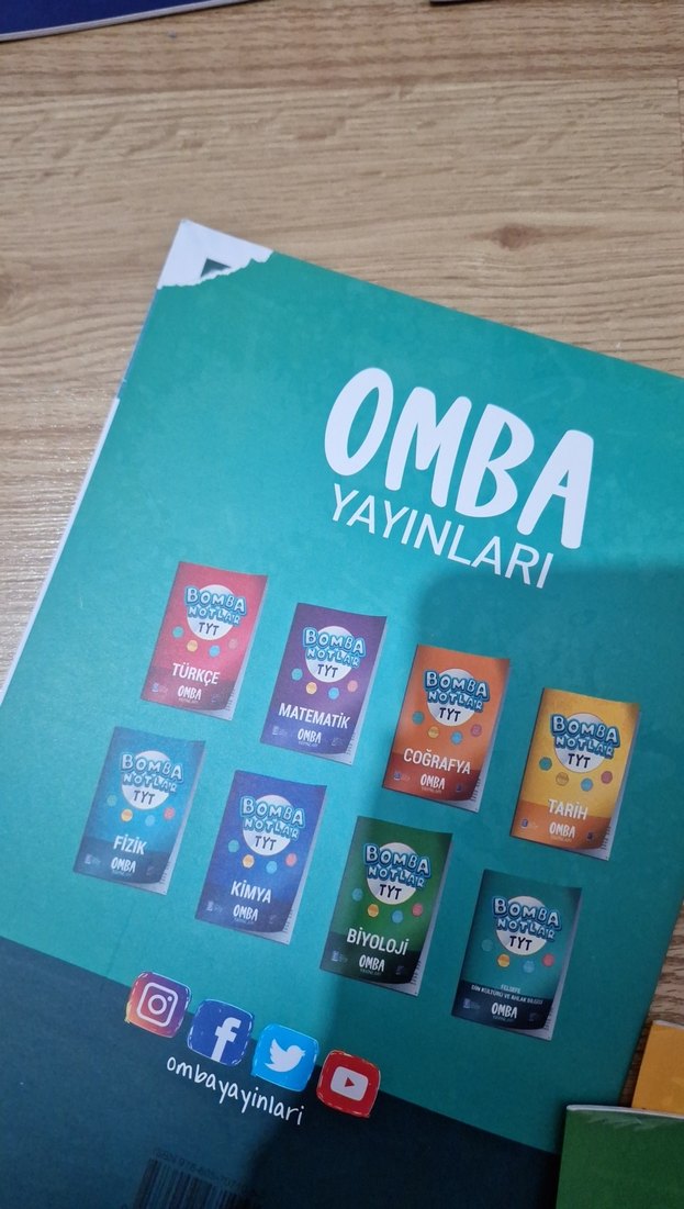 Bomba Notlar TYT Sınav Hazırlık Kitapları Seti - Görsel 2