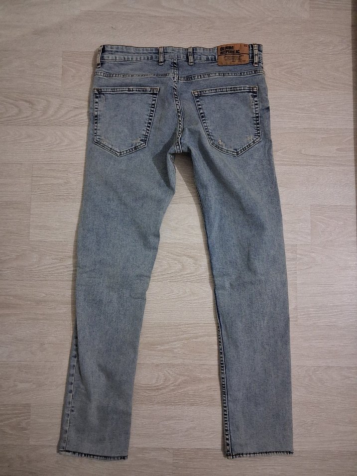 Yırtık Modelli Erkek jean - Görsel 2